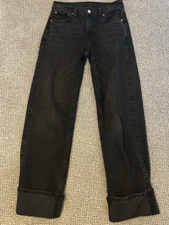 American Eagle Outfitters Denim - American Eagle Outfitters Black Wide-Leg Jeans